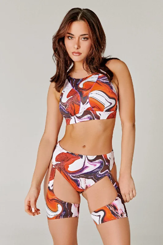 Trends CXIX Dopamine High Suspender Bottoms - Trippin