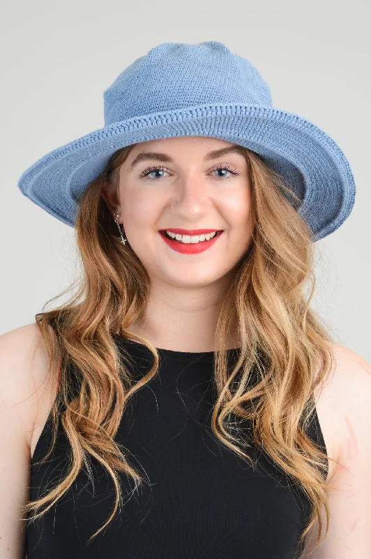 High Street Fashion Denim Hat, Cotton