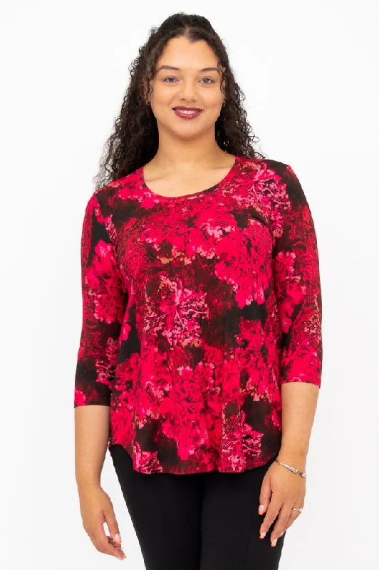 Casual Fit Wear Jazz 3/4 Top, Normandy, Bamboo