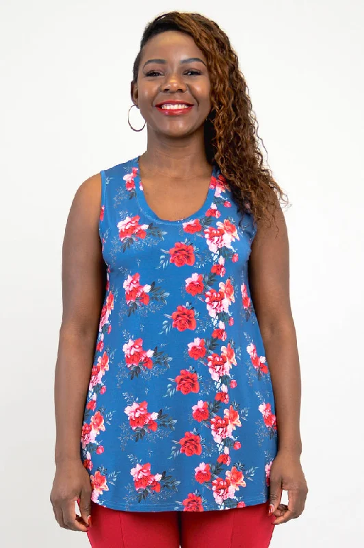 Romantic Temperament Jazz Tank, Rosaline, Bamboo - Final Sale