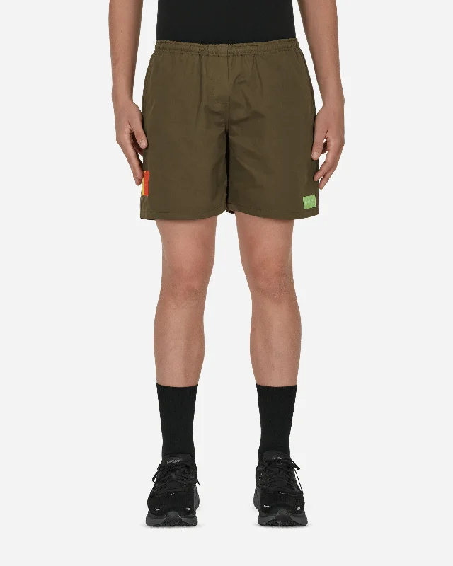 Exquisite Fabrics Water Shorts Green