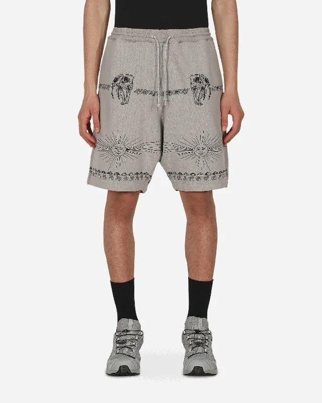 Double-sided Wear Dr. Woo Sweatshorts Grey