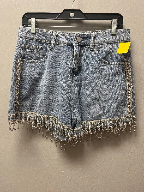Cozy Layers Shorts By Clothes Mentor In Blue Denim, Size: 12