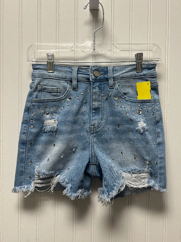 Cozy Fit Wear Shorts By Clothes Mentor In Blue Denim, Size: 4