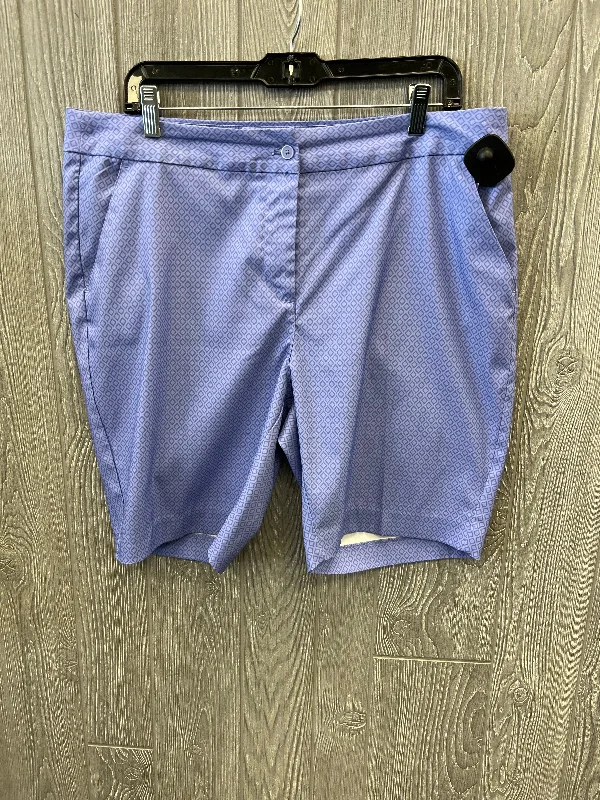 Sporty Comfort Shorts By Clothes Mentor In Blue, Size: 14