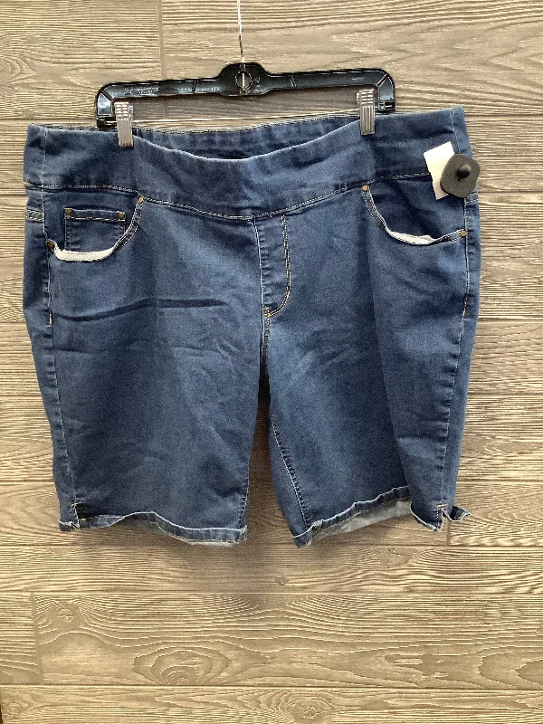 Casual Chic Outfits Shorts By Clothes Mentor In Blue, Size: 20