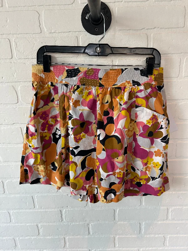 Comfortable Dresses Shorts By Clothes Mentor In Pink & Yellow, Size: 12