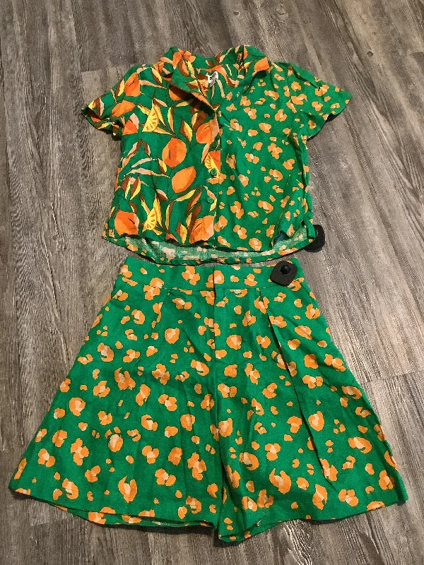 Cozy Fitting Shorts Set By Clothes Mentor In Tropical Print, Size: Xxs