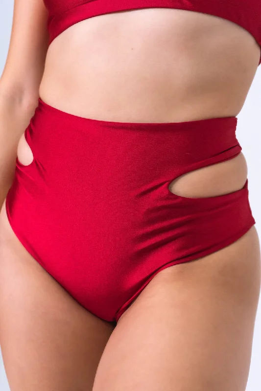 British Fashion Sorte Instinct Bottoms - Poppy Red