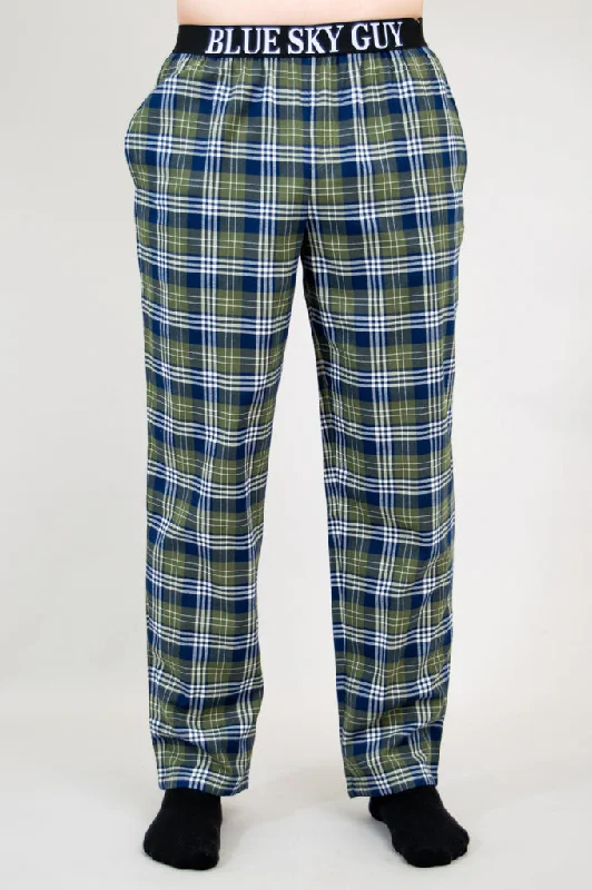Comfortable And Versatile Tanner Pant, Forest Plaid, 100% Cotton
